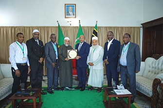CIFCA team with President of Zanzibar Dr. Hussein Ali Mwinyi