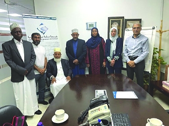 Tanzania delegate with CEO for the International Islamic Rating Agency (IIRA), Sister Sabeen Saleem – second left and Chairman, Mr. Faheem Ahmad (far left).