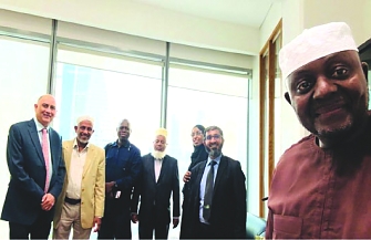 Tanzania Delegate with Mr. Ijlal Ahmed Alvi – CEO (on the right) and Sheikh Dr, Rufai Ahmad, Shariah Advisor for the Internationa Isllamic Financial Markets (IIFM).