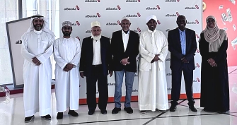 Tanzania Delegate with Head of Internal Audit, Mr. Mohammed Abdulatif (far leftt) and Shariah Advisor, Mr Tijani (thiird right, with Bahrain traditional dress) for the Albaraka Bank Group.