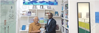 CIFCA Secretary Ggeneral, Mr. Salum Lupande with Director of IIIT for East and Southeast Asia. Professor Emeritus Dato' Wira Dr. Jamil Osman at the IIIT office at IIUM Gombak Campus, Kuala lumpur, Malaysia.
