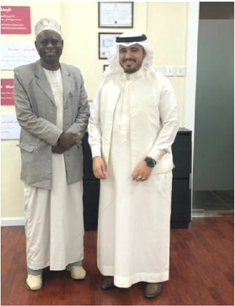 CIFCA Secretary General, Mr Salum Lupande and SAB Manager, Mr. Rafaat Al-Sharabi.